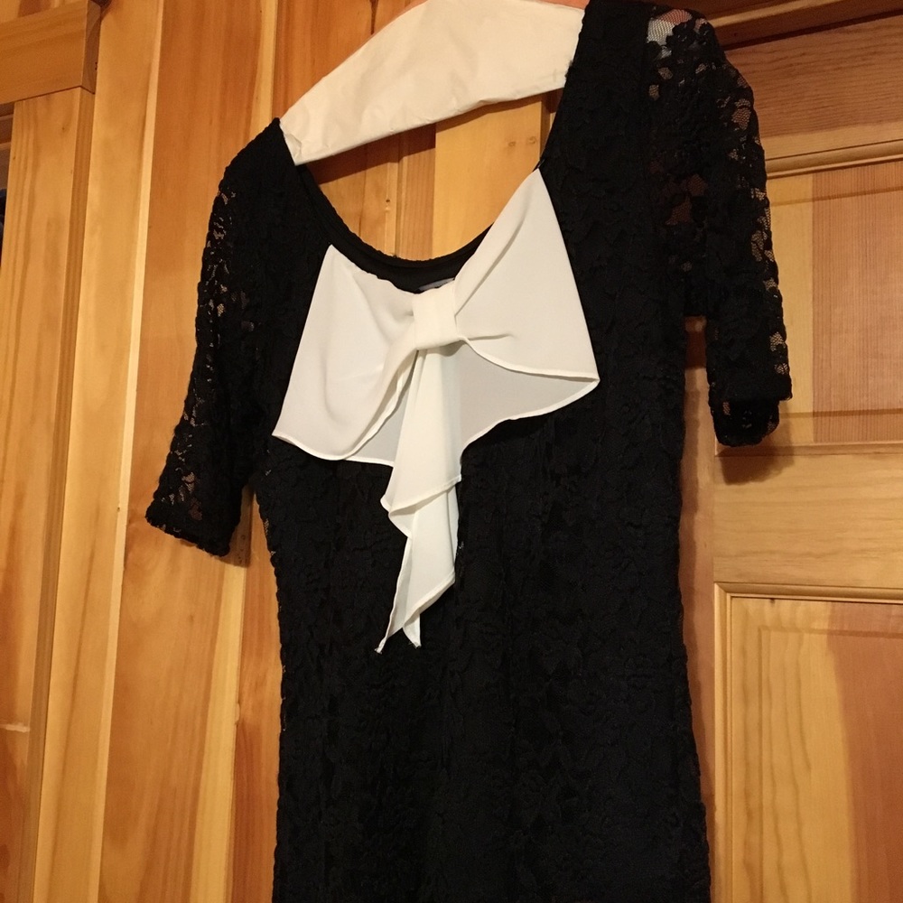 Black lace top.